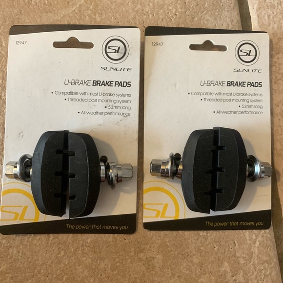 2 Sets of Sunlite Bicycle U-Brake Pads - Picture 1 of 2